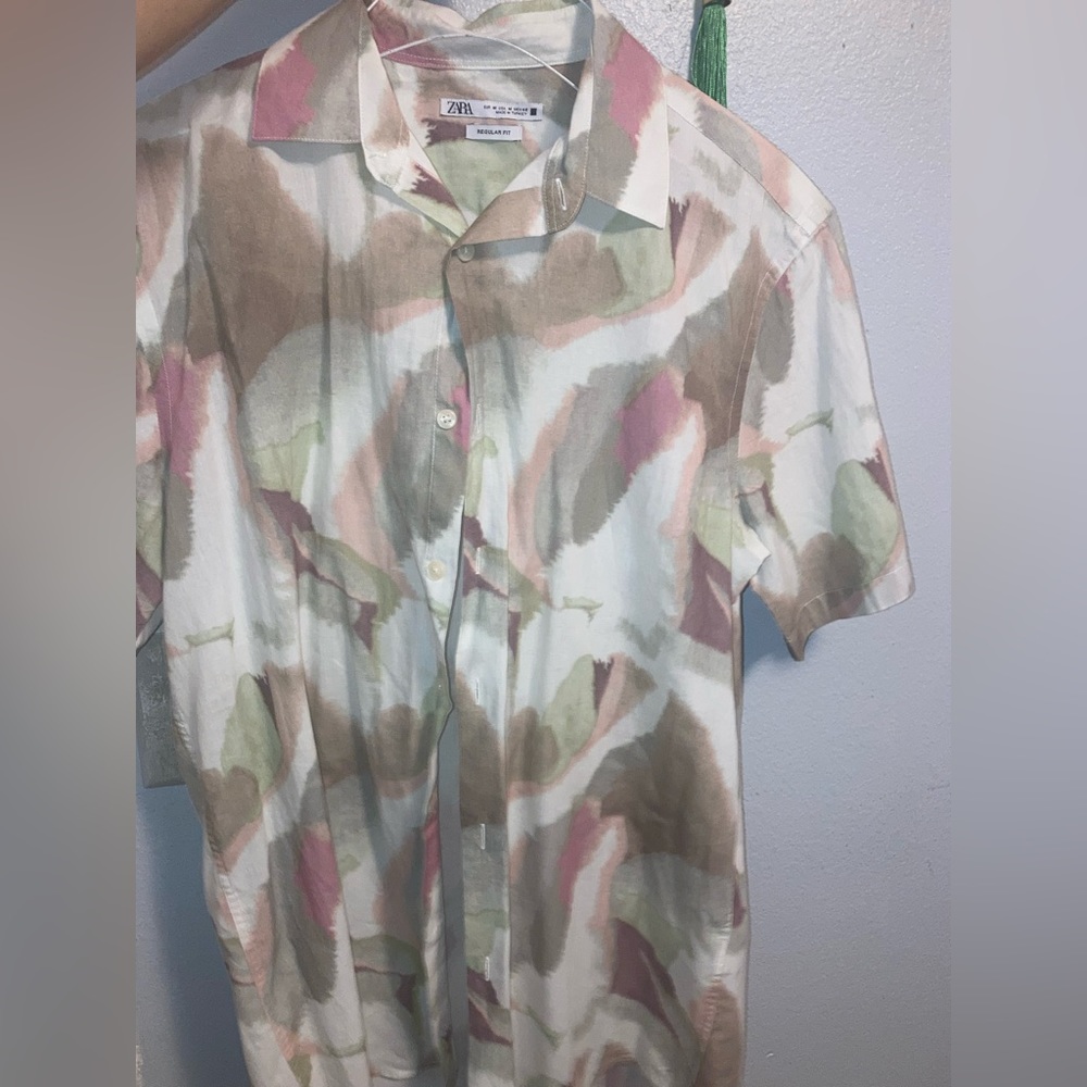 Zara button shirt size medium